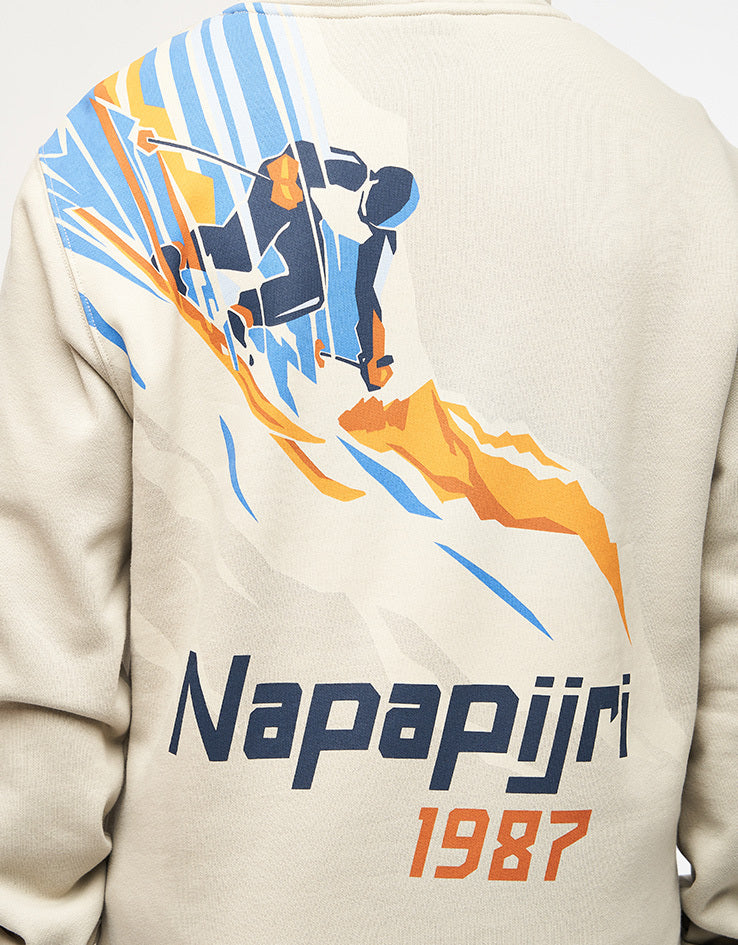 Napapijri Fiemme Pullover Hoodie - Will Gray