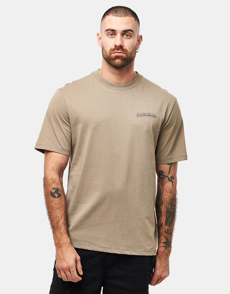 Napapijri Back Graphic T-Shirt - Fallen Rock