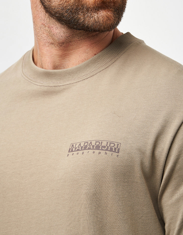 Napapijri Back Graphic T-Shirt - Fallen Rock