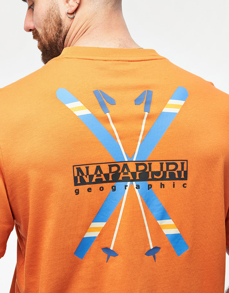 Napapijri Fiemme T-Shirt - Orange Pumpkin