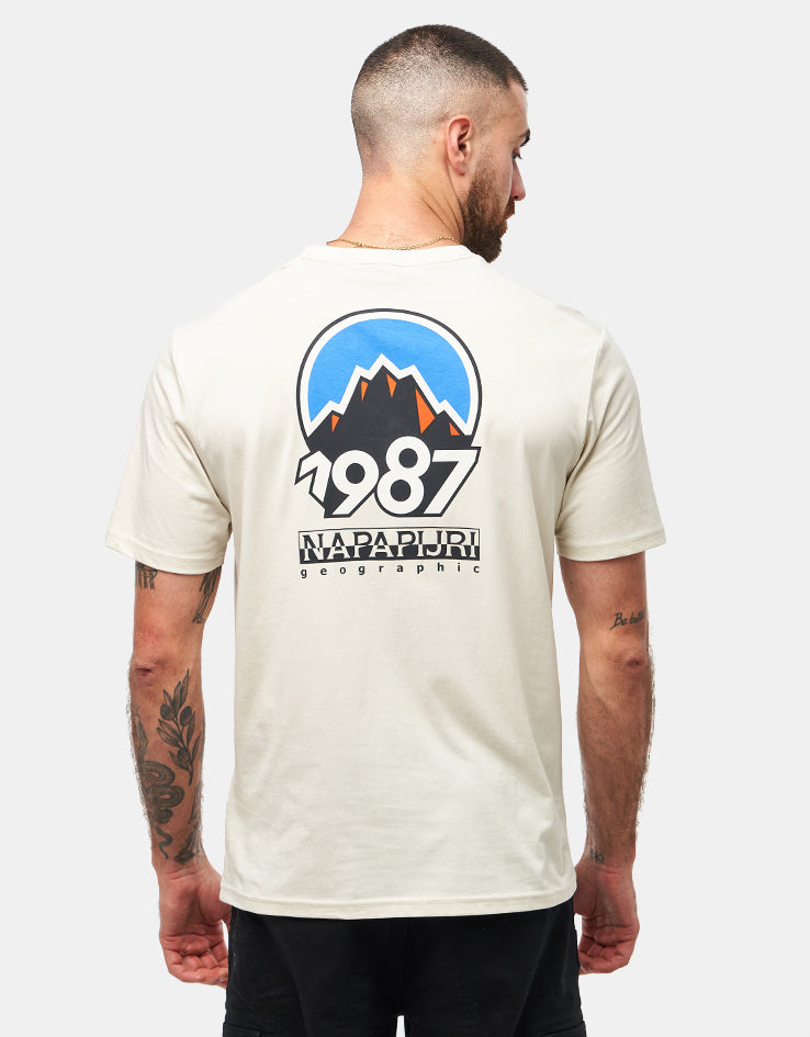 Napapijri Montepiana T-Shirt - Beige Dimity