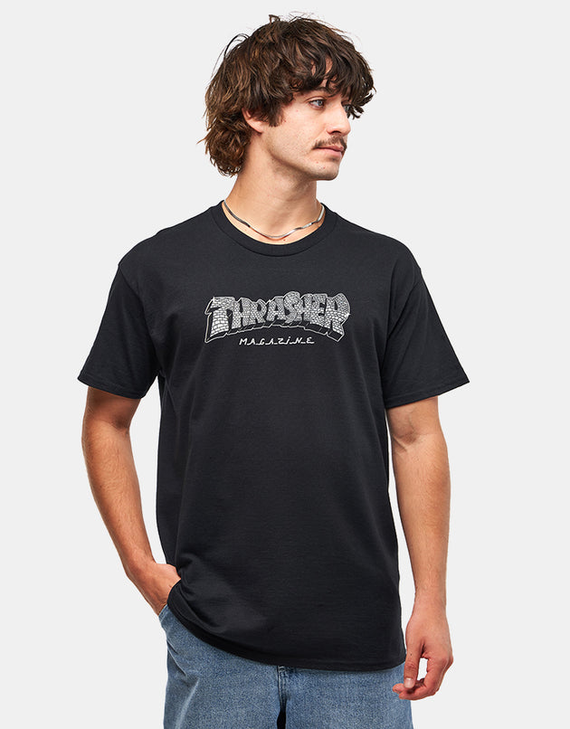 Thrasher Disco (by Kevin 'Spanky' Long) T-Shirt - Black