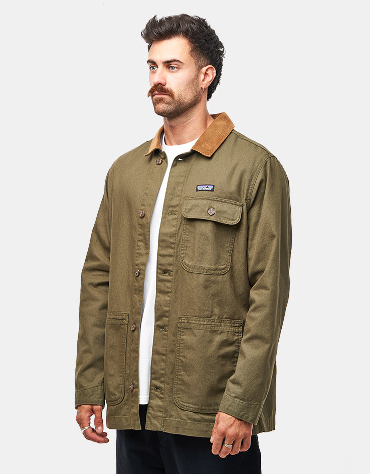 Patagonia Point Reyes Canvas Jacket - Basin Green
