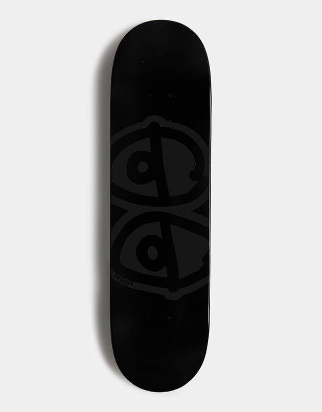 Krooked Eyes Black Skateboard Deck - 8.5"