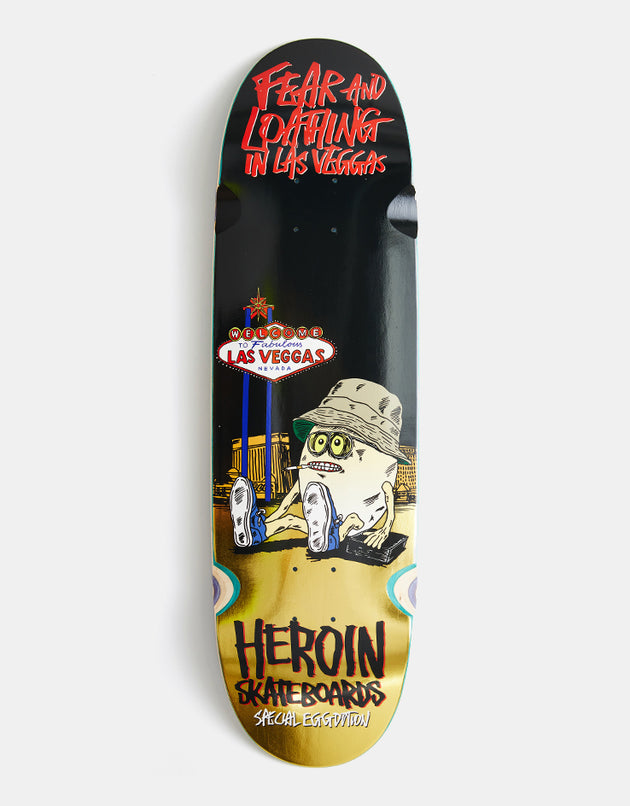 Heroin Fear and Loathing Special Eggdition 2025 Skateboard Deck - 9"
