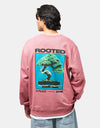 Route One Rooted Heavyweight Sweatshirt - Dusty Pink
