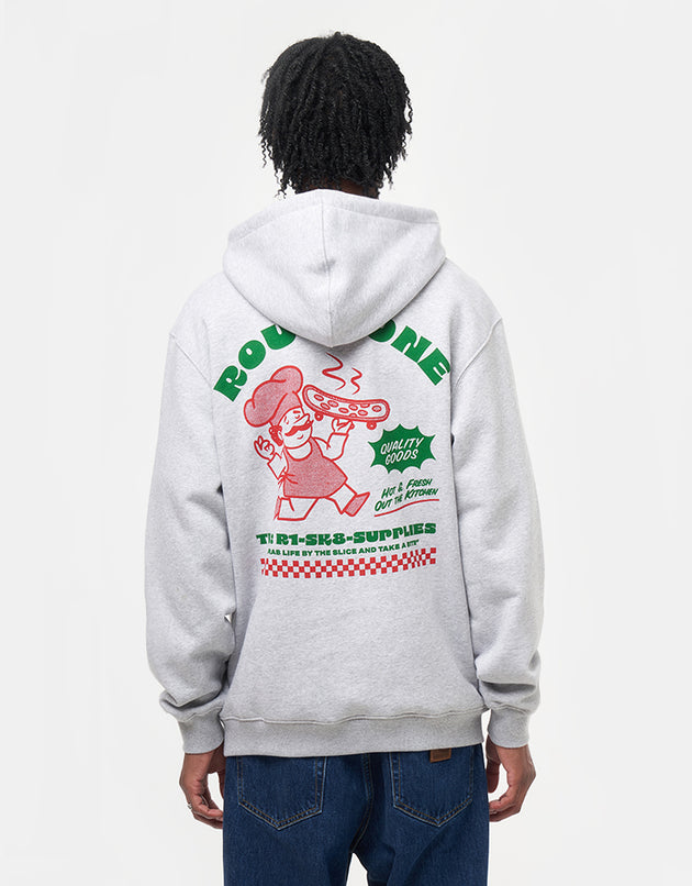 Route One Hot & Fresh Heavyweight Hoodie - Heather Grey