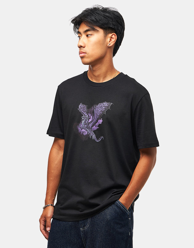 Route One Drago Organic T-Shirt - Black