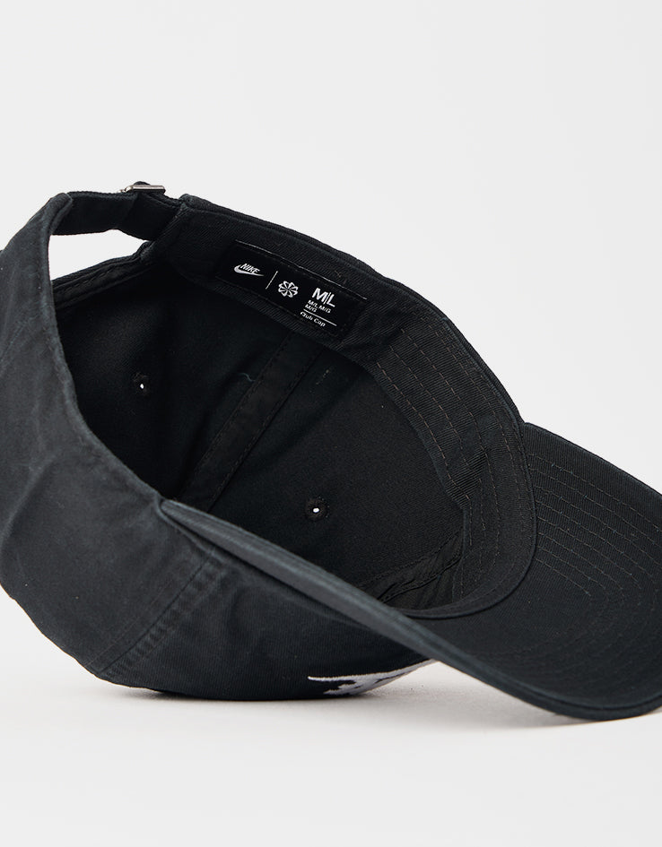 nike futura washed cap black