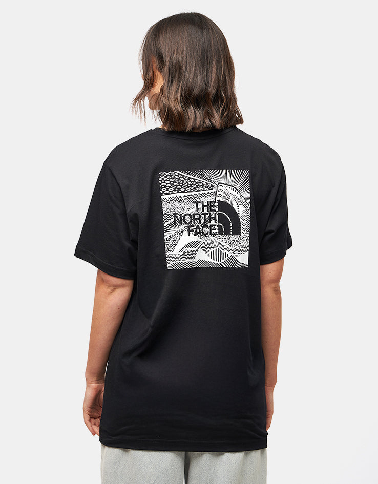 The North Face Box NSE Celebration T-Shirt - TNF Black