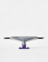 Tensor Stencil Mirror Alum Skateboard Trucks - Raw/Purple Fade (Pair)