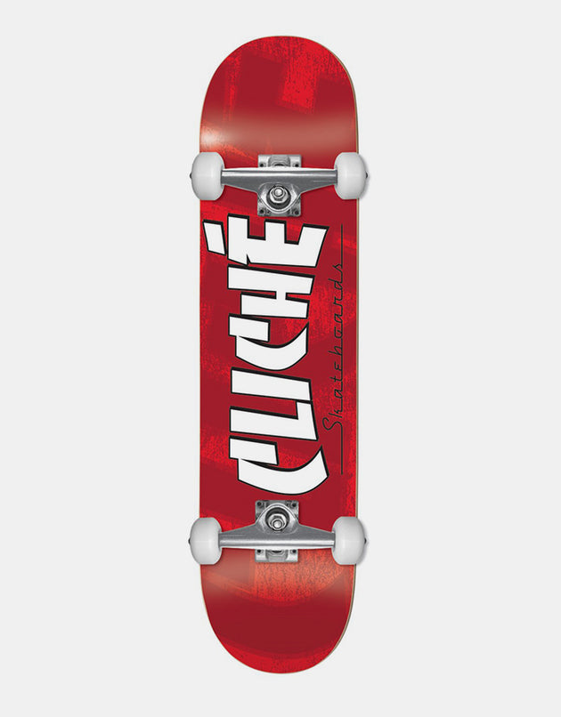 Cliché Banco Red Complete Skateboard - 8"