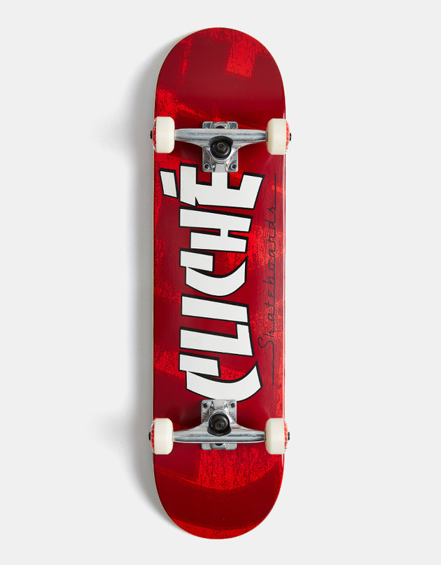 Cliché Banco Red Complete Skateboard - 8"