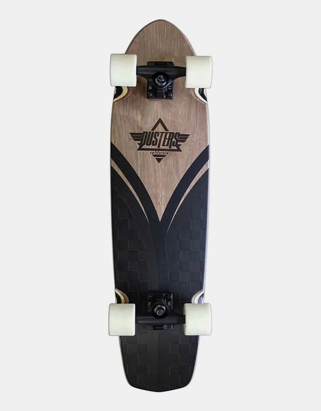Dusters Flashback Black Cruiser Skateboard - 8.25" x 31.125"