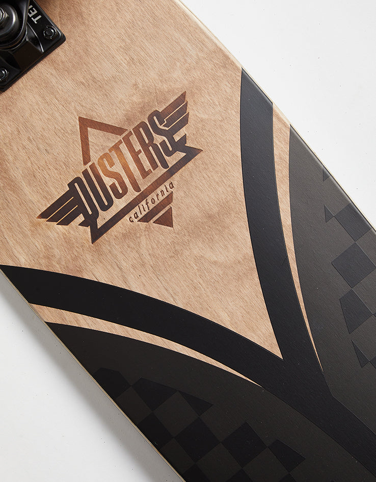 Dusters Flashback Black Cruiser Skateboard - 8.25" x 31.125"