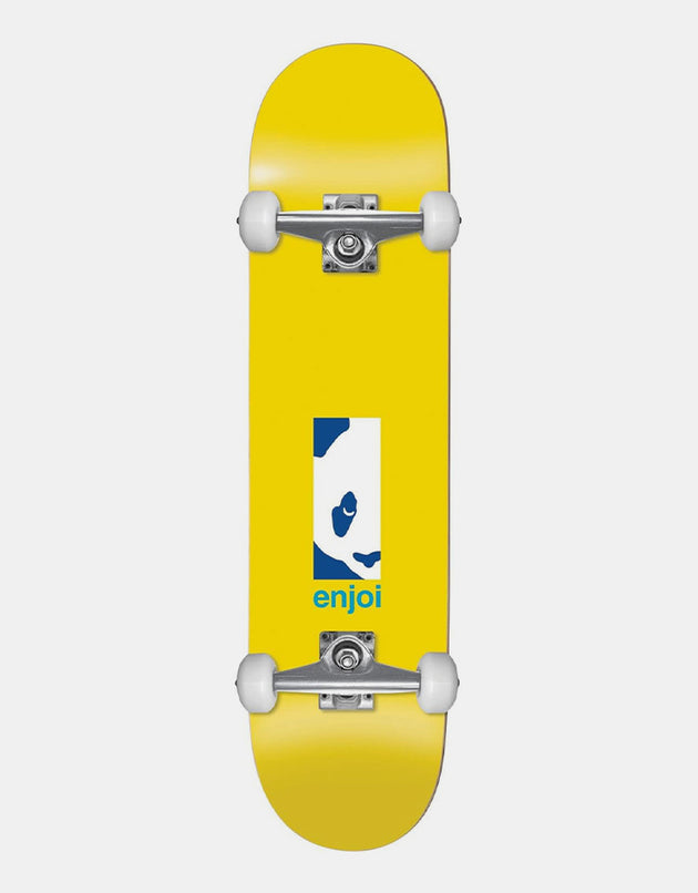 Enjoi Box Panda Yellow Complete Skateboard - 8.125"