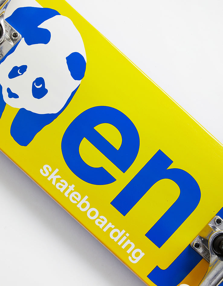Enjoi Half and Half Yellow Complete Skateboard - 8"