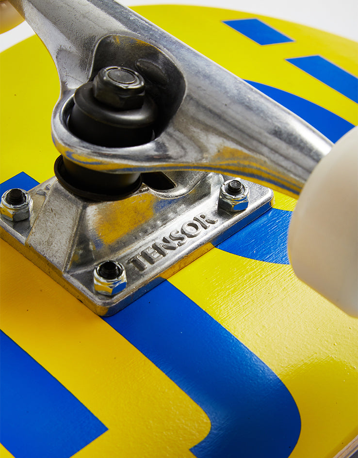 Enjoi Half and Half Yellow Complete Skateboard - 8"