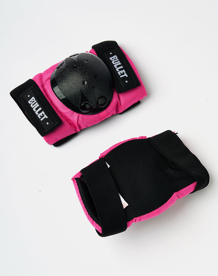 Bullet Standard Combo Junior Triple Pad Set - Pink/Black