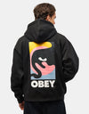 Obey Quarter Icon Pullover Hoodie - Black