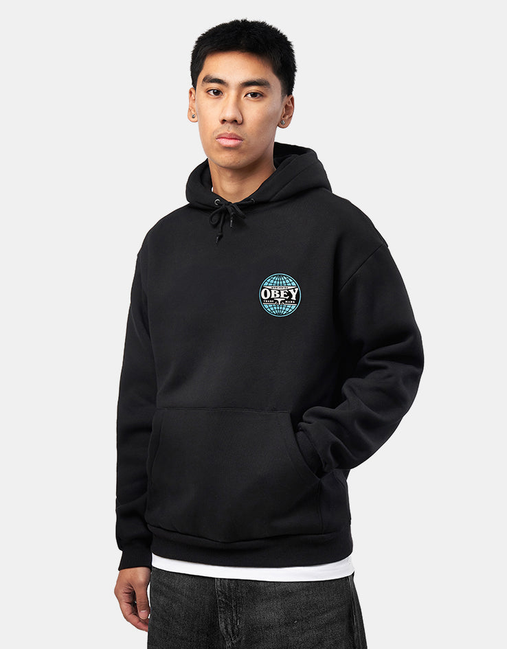 Obey Heavy Lifting Pullover Hoodie - Black
