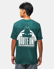 Route One Villain Organic T-Shirt - Glazed Green