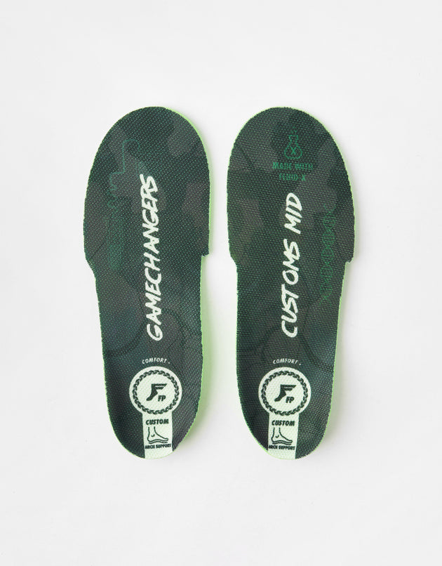 Footprint Gamechangers Elite Mid 5-7mm Custom Orthotic Insoles - Black/White/White