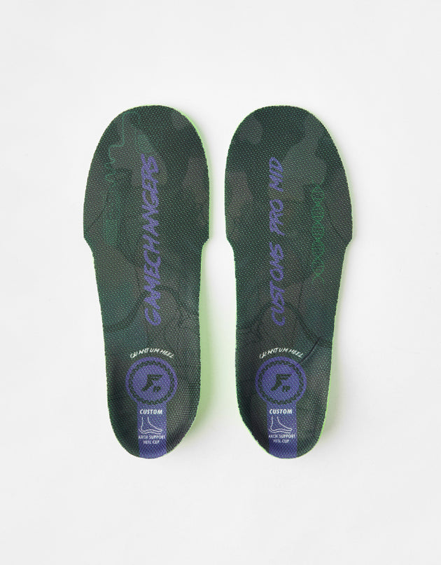 Footprint Gamechangers Elite Quantum Heel Mid 5-7mm Custom Orthotic Insoles - Black/Red