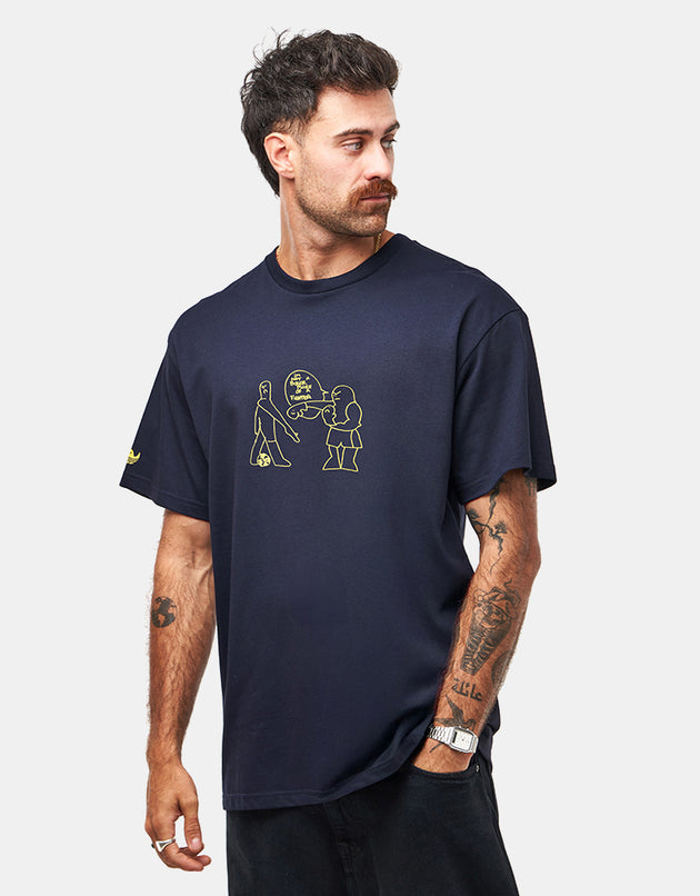 adidas Shmoofoil G T-Shirt - Legend Ink