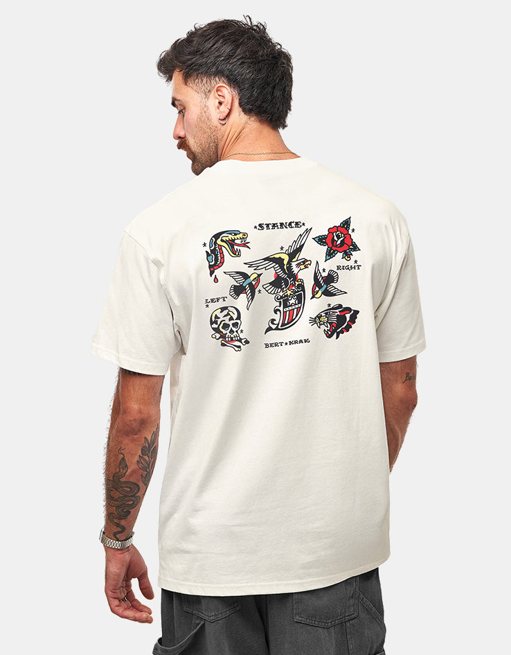 Stance x Bert Krak Flash T-Shirt - Canvas