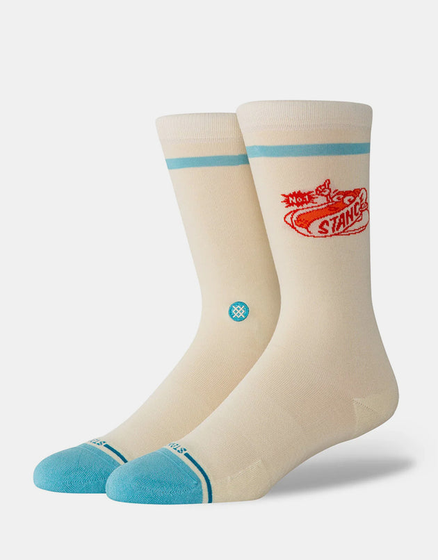 Stance Dog Crew Socks - Canvas