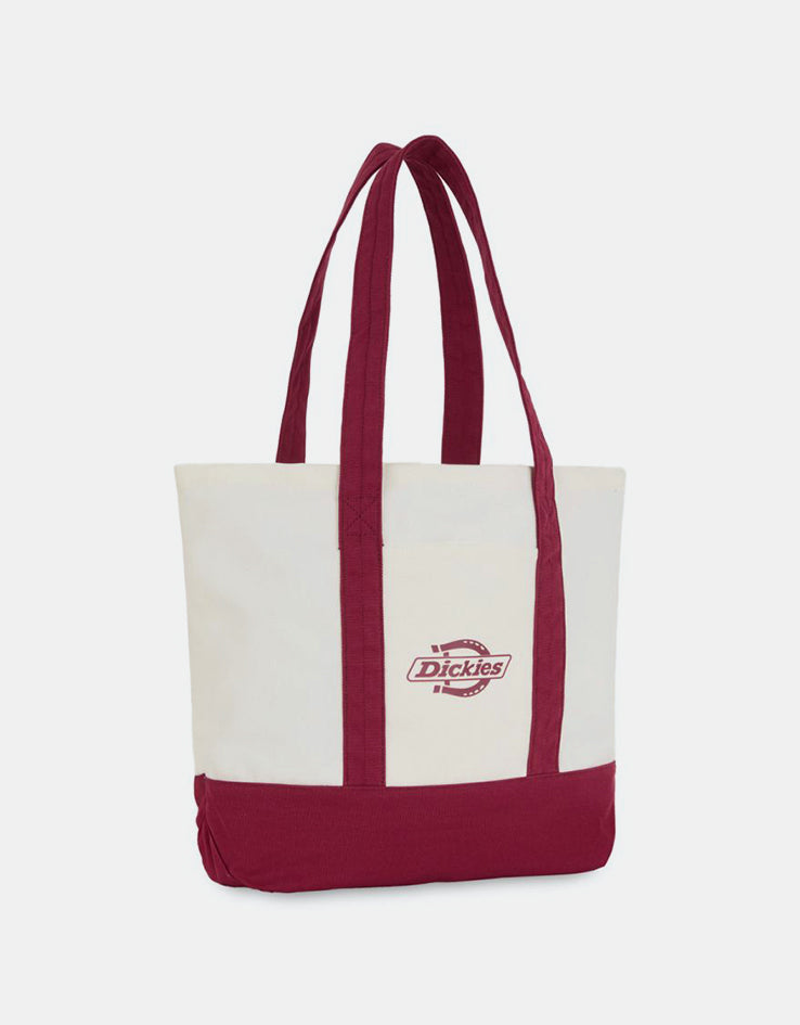 Dickies Logo Canvas Tote Bag - Tibetan Red