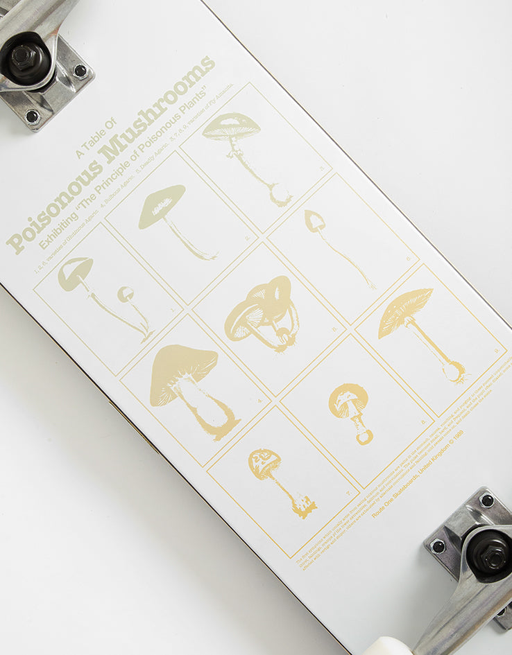 Route One Poisonous Mushrooms Complete Skateboard - 8.5"
