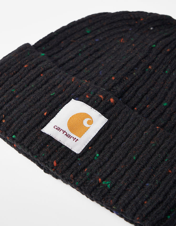 Carhartt WIP Anglistic Beanie - Speckled Black