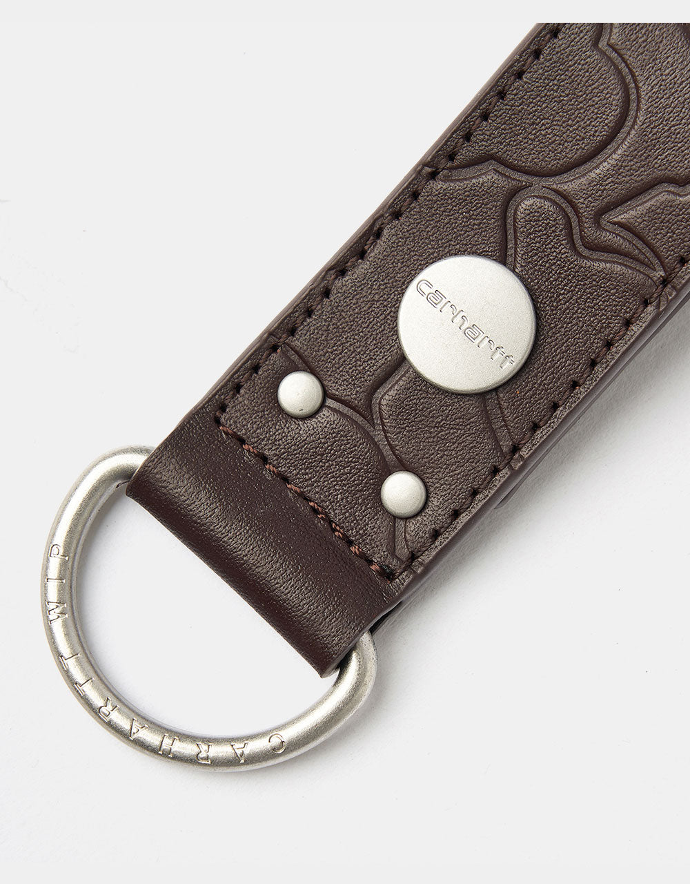 Carhartt WIP Camo Duck Keyholder - Palisander/Silver