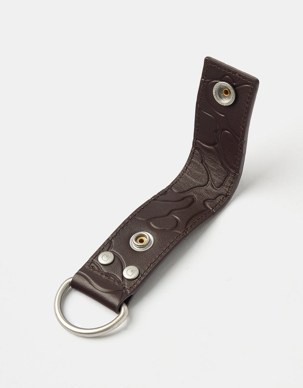 Carhartt WIP Camo Duck Keyholder - Palisander/Silver