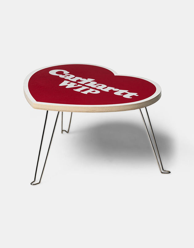 Carhartt WIP Heart Folding Table - Scarlet/White