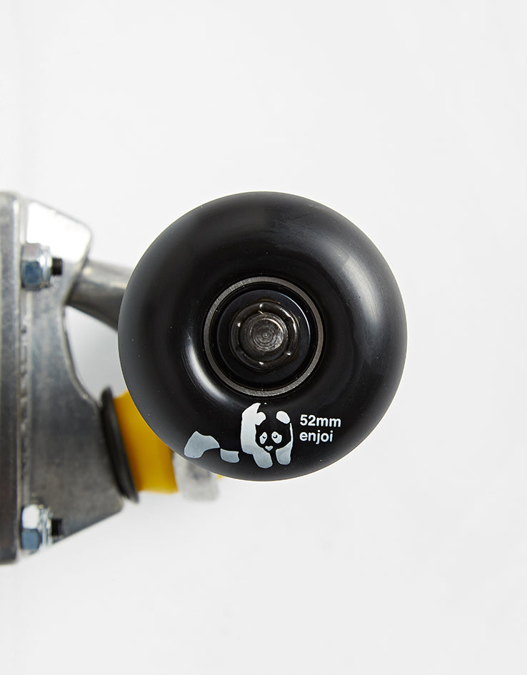 Enjoi Whitey Panda Complete Skateboard - White/Black-Black Wheels
