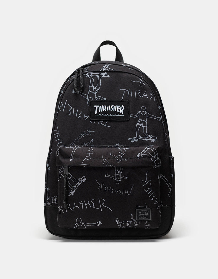 Herschel x Thrasher x Gonz Classic™ XL Backpack - Black