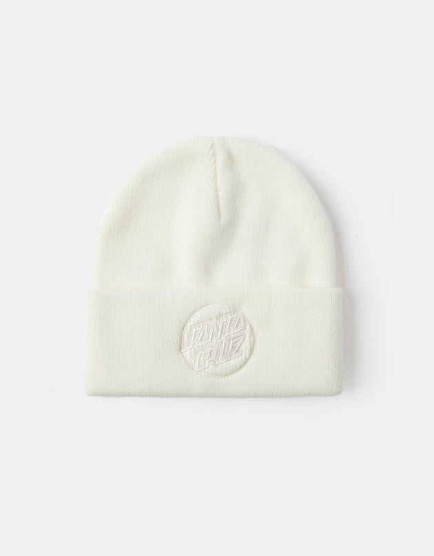 Santa Cruz Tonal Opus Dot Beanie - Unbleached Cotton