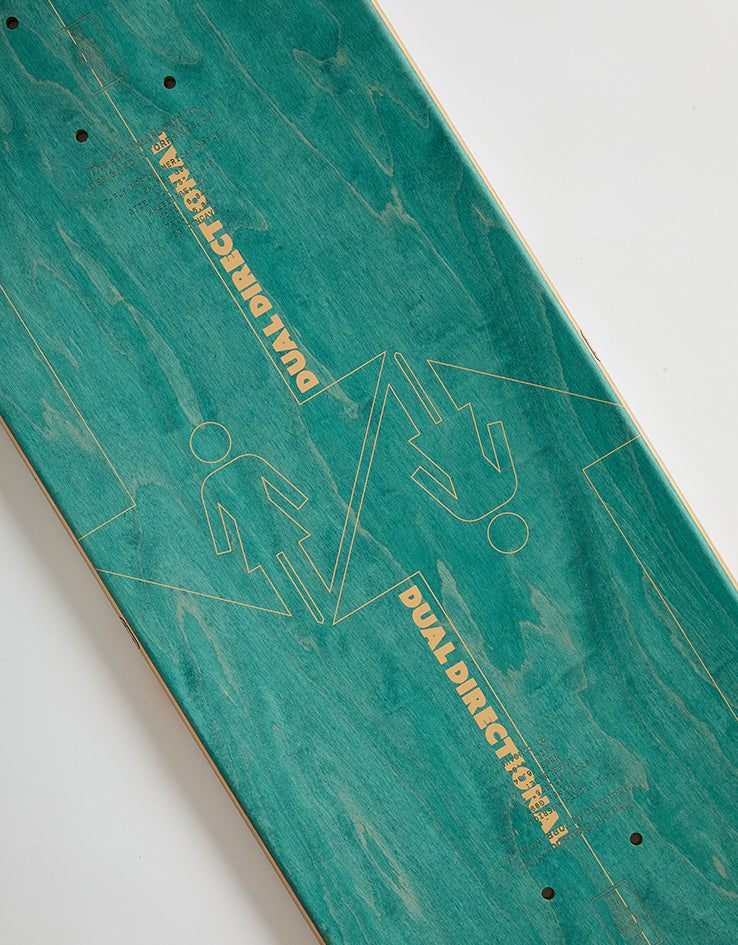 Girl McCrank Khaki to Shacky OG 'DD TWIN TIP' G069 Skateboard Deck - 8.25"