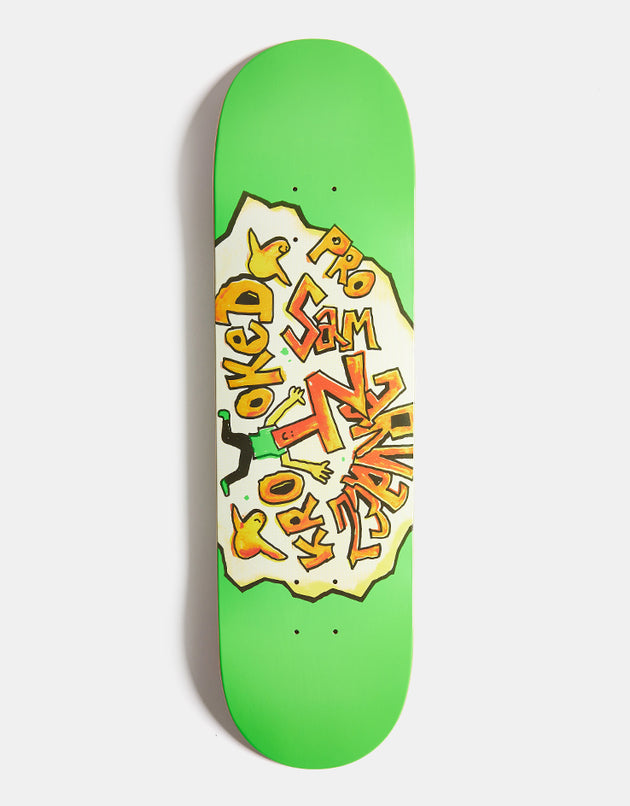 Krooked Narvaez Green Sam Skateboard Deck - 8.5"