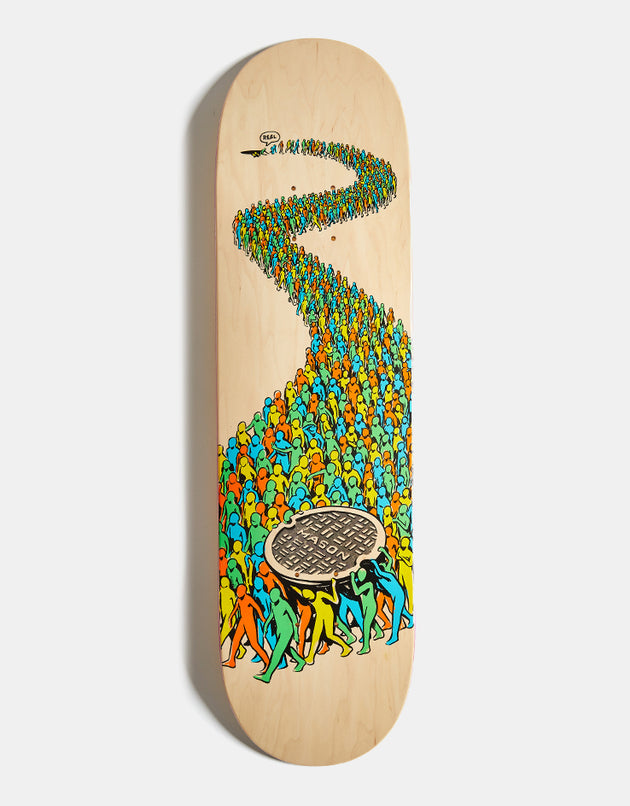Real Mason Population 'TRUE FIT' Skateboard Deck - 8.25"