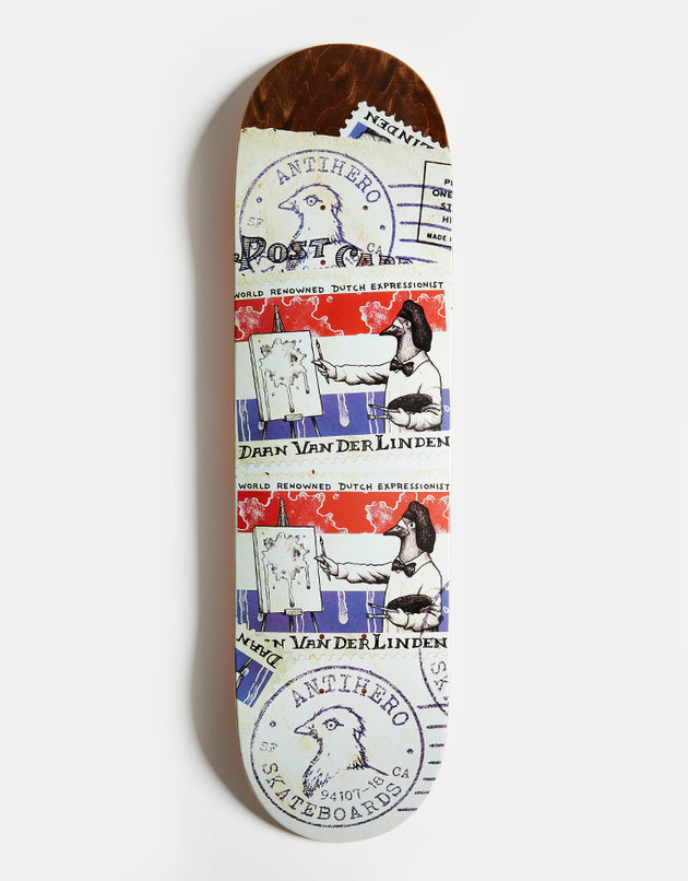 Anti Hero Daan Postal Skateboard Deck - 8.5"