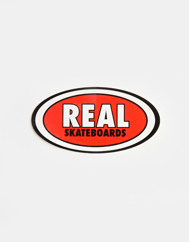 Real Classic Oval Small Sticker