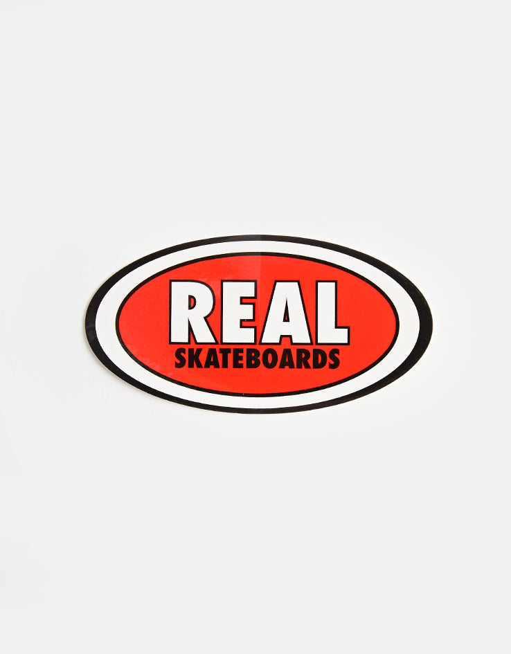 Real Classic Oval Small Sticker