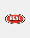 Real Classic Oval Small Sticker