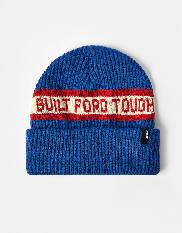 Brixton x Ford Built Tough Beanie - Ford Blue