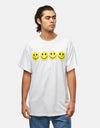 Limosine Glitter Smile T-Shirt - White