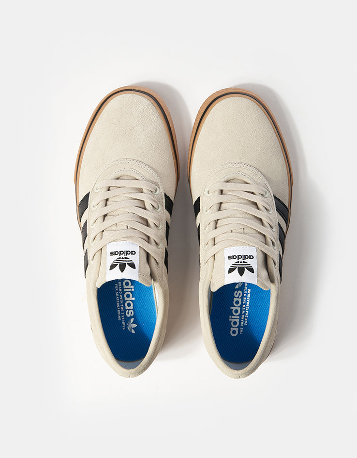 adidas Adi Ease Skate Shoes - Crystal White/Core Black/Gum